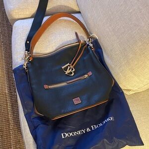 Dooney & Bourke Black and Brown Shoulder Bag NWOT